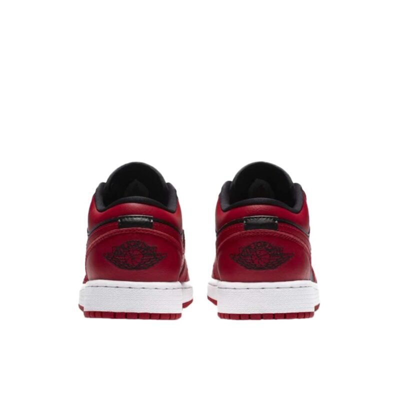 Big Kids Jordan 1 Low Reverse Bred Gym Red/Black-White (553560 606)