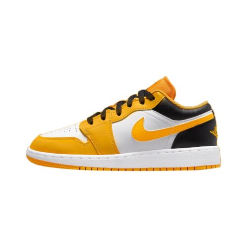 Big Kids Jordan 1 Low Taxi Taxi/Black-White (553560 701)