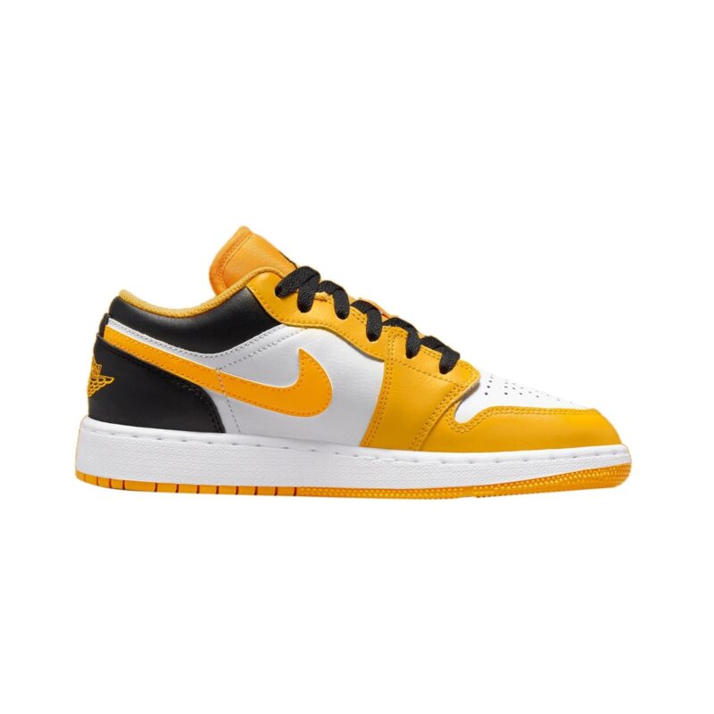 Big Kids Jordan 1 Low Taxi Taxi/Black-White (553560 701)