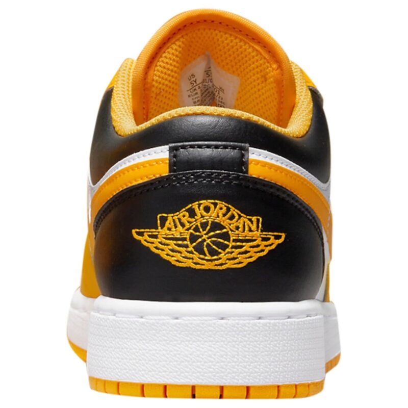 Big Kids Jordan 1 Low Taxi Taxi/Black-White (553560 701)