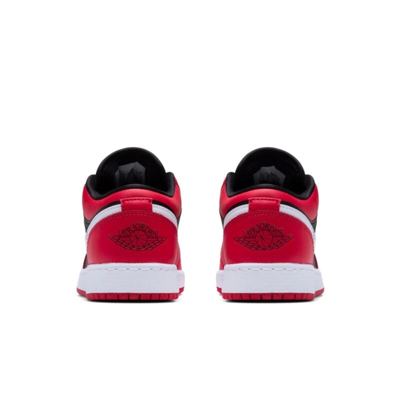 Big Kids Jordan 1 Low Very Berry Black/White-Very Berry (553560 061)