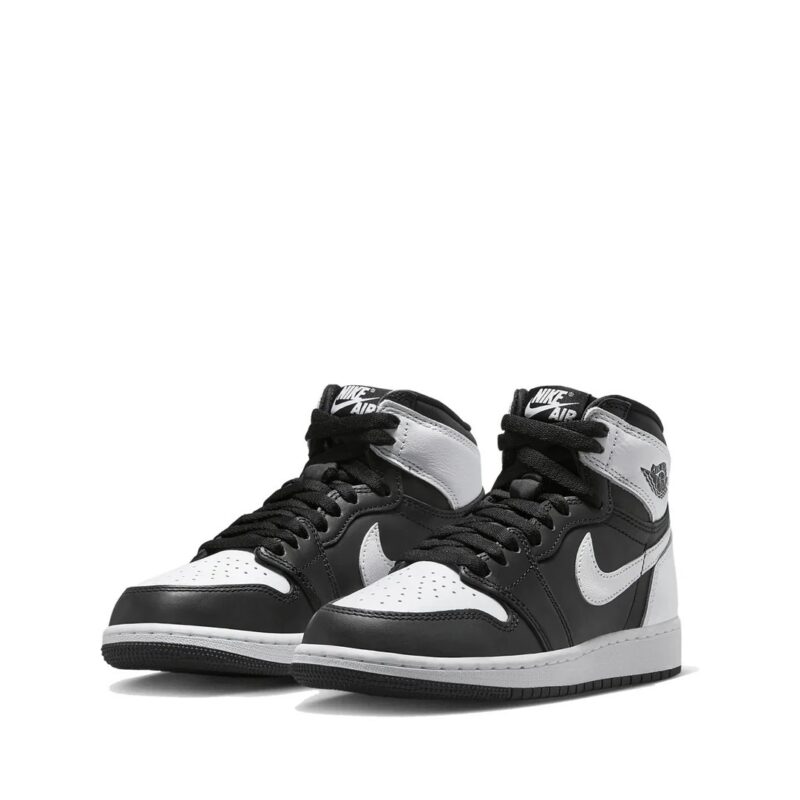 Big Kids Jordan 1 Retro High Og Black/White-White (Fd1437 010)