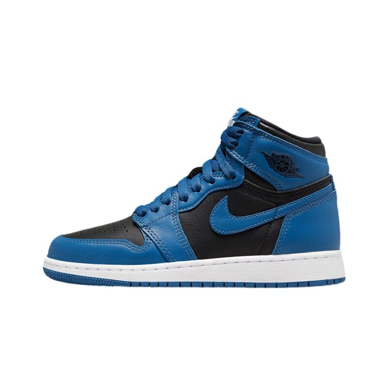 Big Kids Jordan 1 Retro High Og Dark Marina Blue Black-White (575441 404)