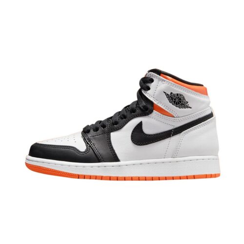 Big Kids Jordan 1 Retro High Og Electro Orange White/Black (575441 180)