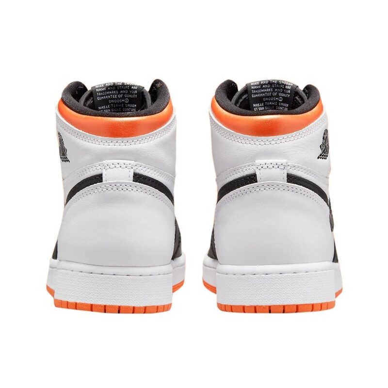 Big Kids Jordan 1 Retro High Og Electro Orange White/Black (575441 180)