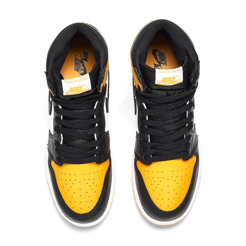 Big Kids Jordan 1 Retro High Og Taxi/Black-Sail (575441 711)