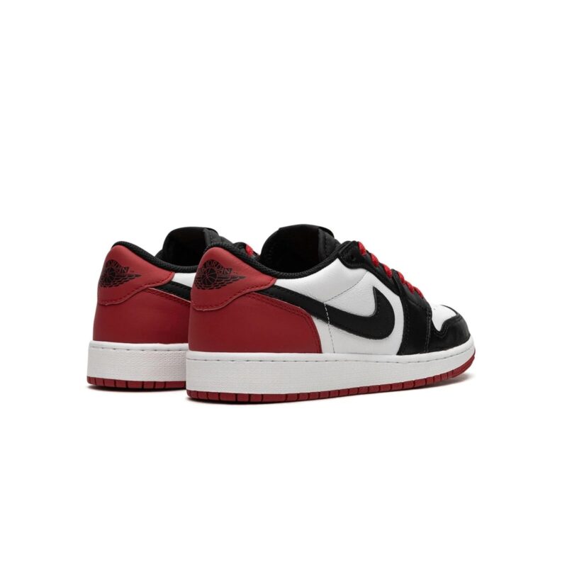 Big Kids Jordan 1 Retro Low Og White/Black-Varsity Red (Cz0858 106)