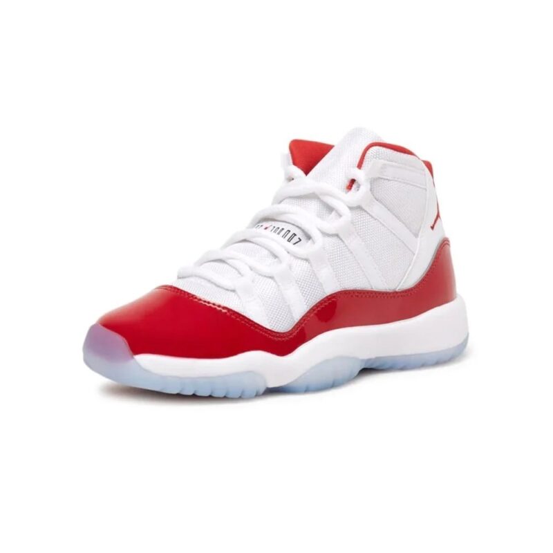 Big Kids Jordan 11 Retro Cherry White/Varsity Red-Black (378038 116)