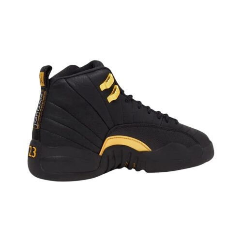 Big Kids Jordan 12 Retro Black Taxi Black/Taxi (153265 071)