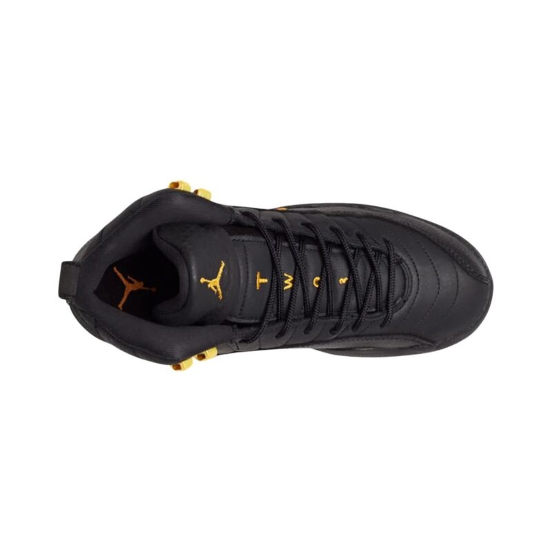 Big Kids Jordan 12 Retro Black Taxi Black/Taxi (153265 071)