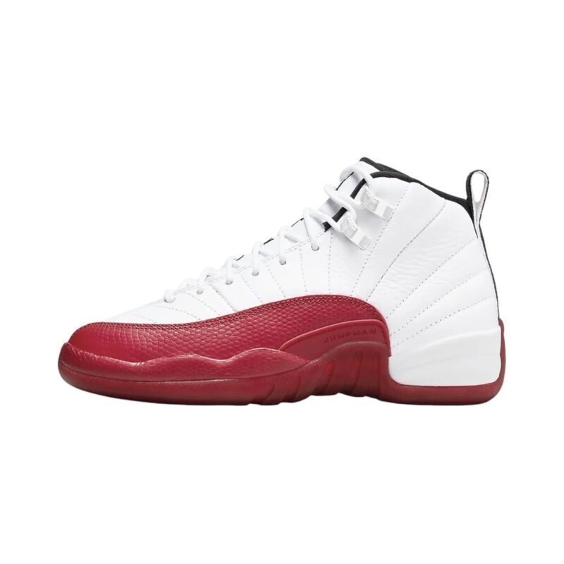 Big Kids Jordan 12 Retro Cherry White/Black-Varsity Red (153265 116)