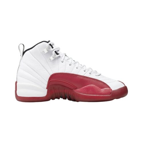 Big Kids Jordan 12 Retro Cherry White/Black-Varsity Red (153265 116)