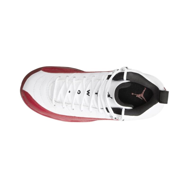 Big Kids Jordan 12 Retro Cherry White/Black-Varsity Red (153265 116)