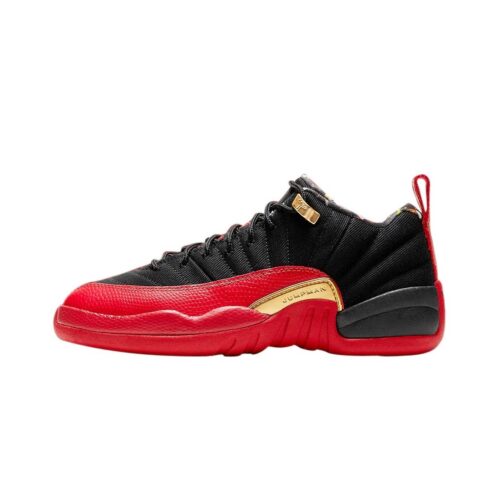 Big Kids Jordan 12 Retro Low Se Super Bowl Lv Black/Varsity Red (Dh9695 001)