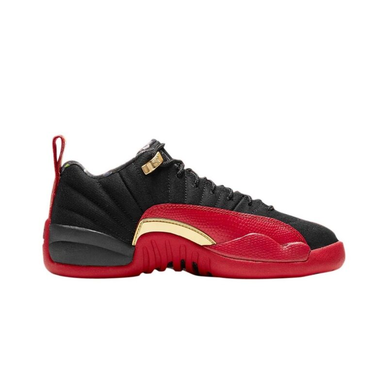 Big Kids Jordan 12 Retro Low Se Super Bowl Lv Black/Varsity Red (Dh9695 001)