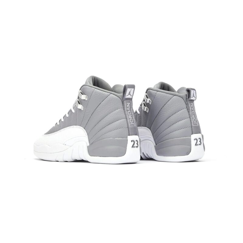 Big Kids Jordan 12 Retro Stealth Stealth/White-Cool Grey (153265 015)