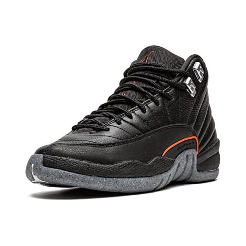 Big Kids Jordan 12 Retro Utility Black/Black-Bright Crimson (Dm5204 006)