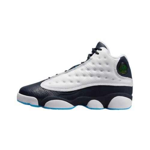 Big Kids Jordan 13 Retro Obsidian White/Dk Powder Blue-Multi (Dj3003 144)