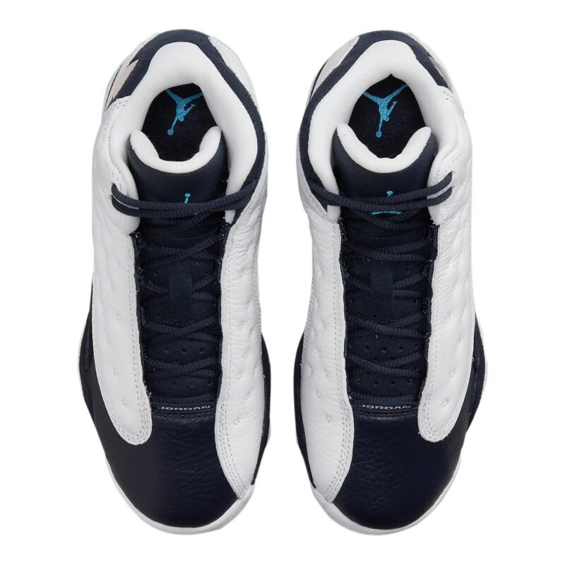 Big Kids Jordan 13 Retro Obsidian White/Dk Powder Blue-Multi (Dj3003 144)