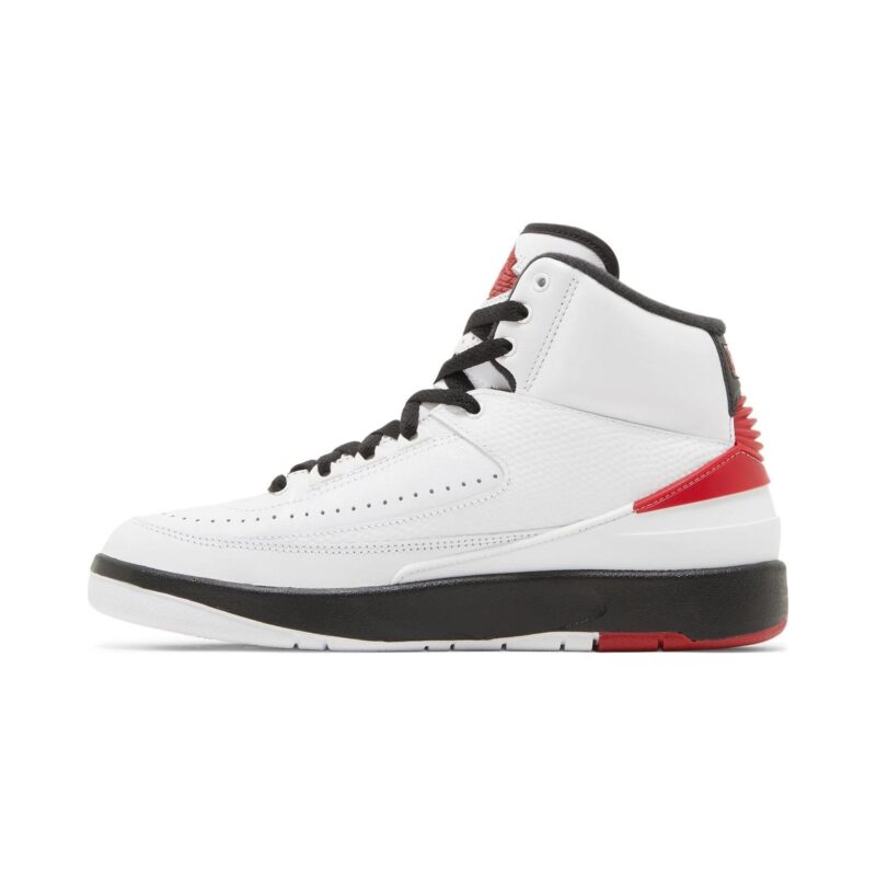 Big Kids Jordan 2 Retro Chicago White/Varsity Red-Black (Dx2591 106)