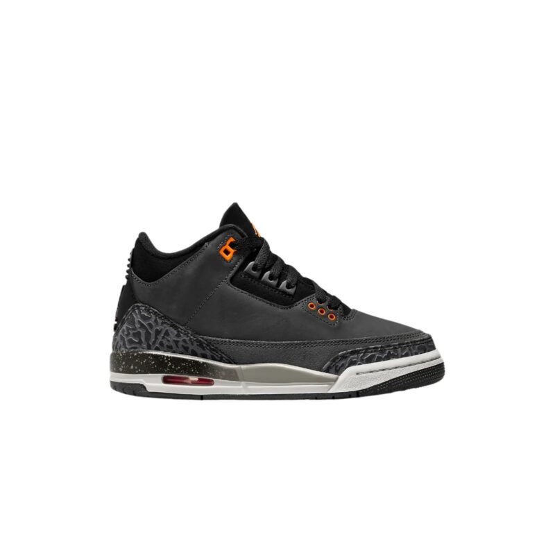 Big Kids Jordan 3 Retro Fear Pack Night Stadium/Total Orange (Dm0967 080)