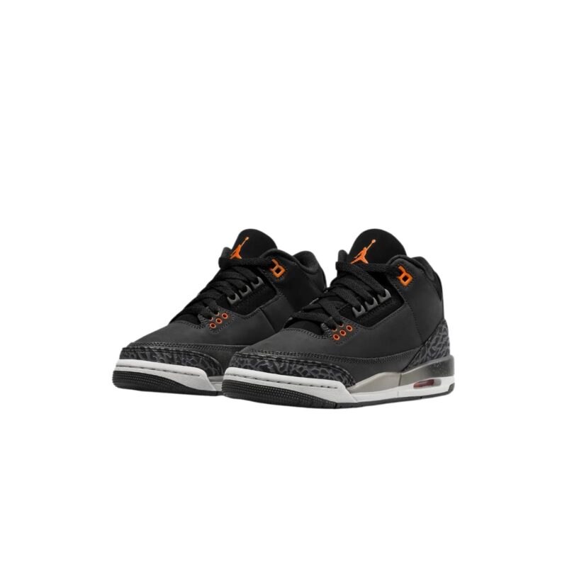 Big Kids Jordan 3 Retro Fear Pack Night Stadium/Total Orange (Dm0967 080)