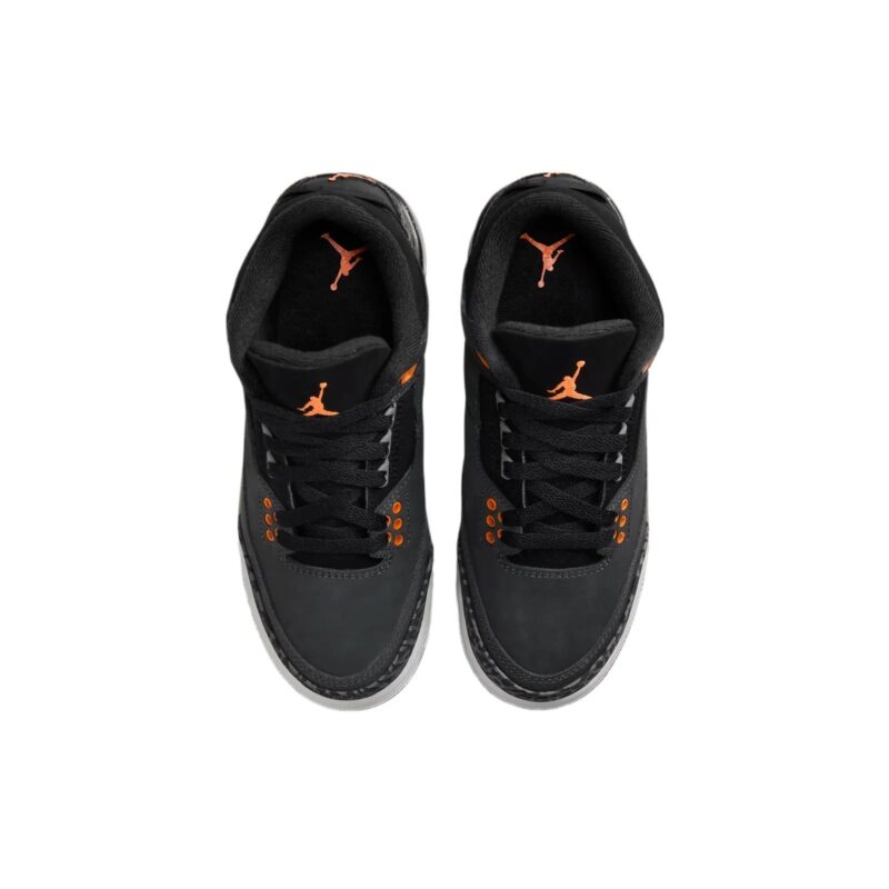 Big Kids Jordan 3 Retro Fear Pack Night Stadium/Total Orange (Dm0967 080)