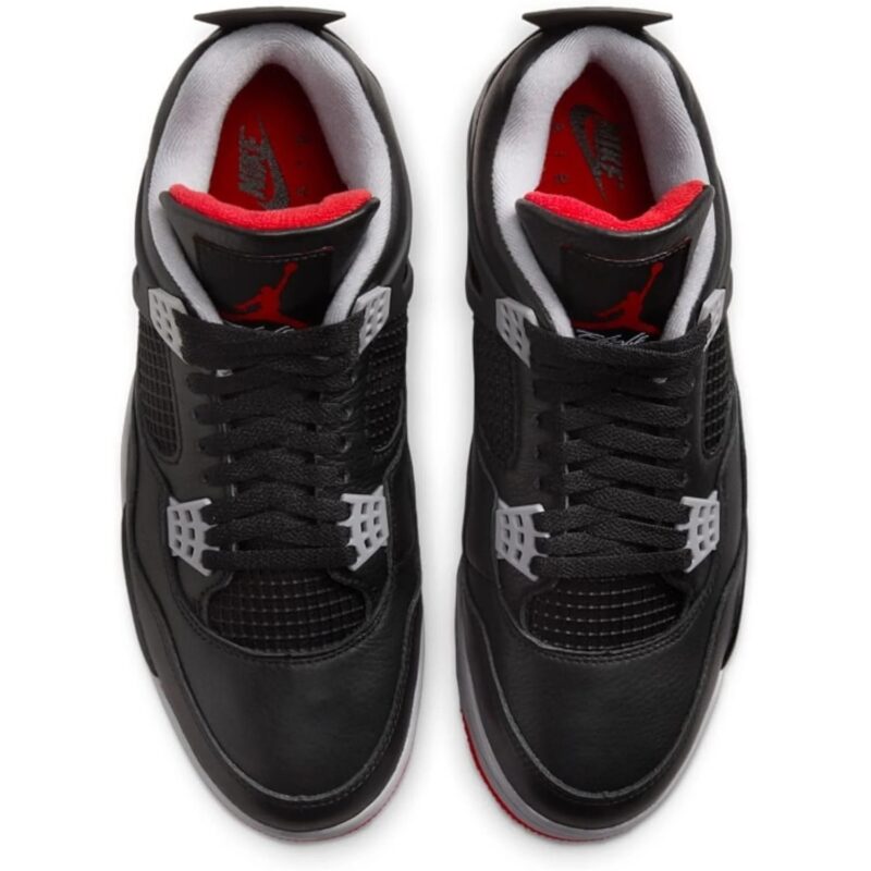 Big Kids Jordan 4 Retro Bred Reimagined Blk/Fire Red-Grey (Fq8213 006)