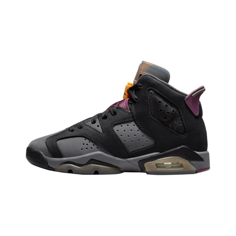 Big Kids Jordan 6 Retro Bordeaux Black/Bordeaux-Lt Graphite (384665 063)