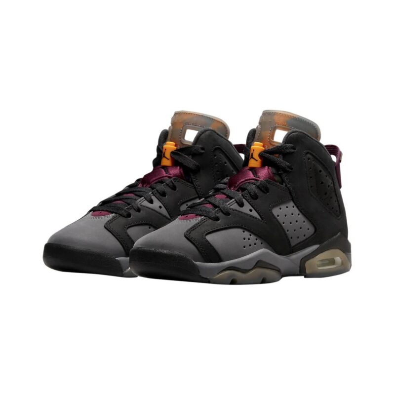 Big Kids Jordan 6 Retro Bordeaux Black/Bordeaux-Lt Graphite (384665 063)