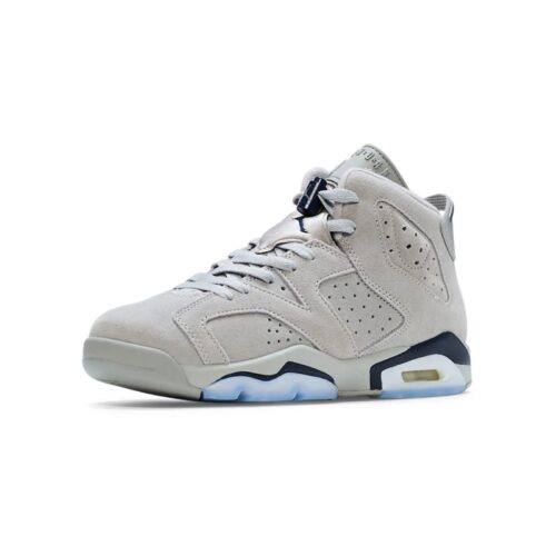 Big Kids Jordan 6 Retro Georgetown Magnet/College Navy (384665 012)