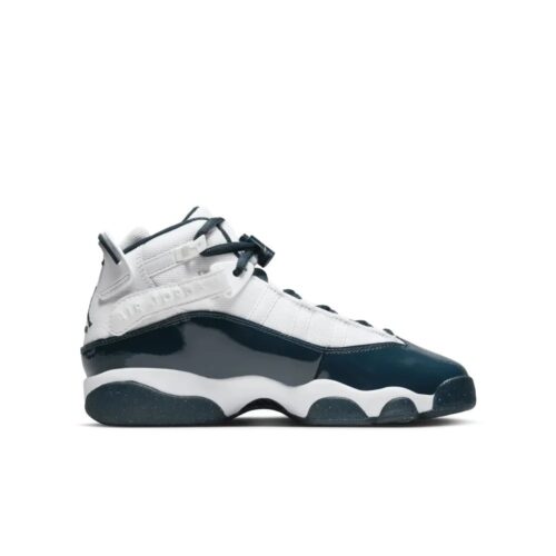 Big Kids Jordan 6 Rings White/Armory Navy (323419 147)