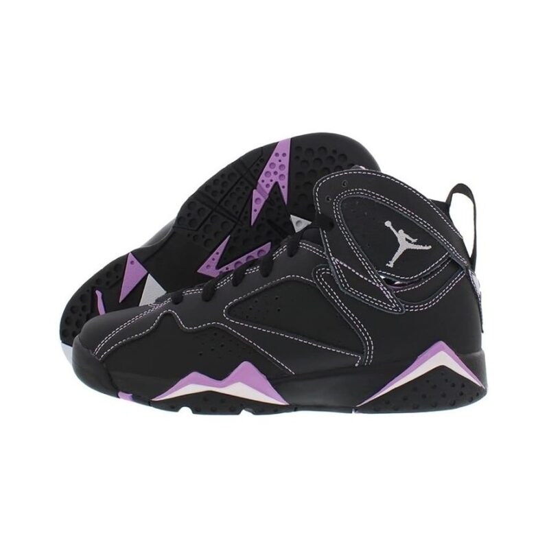 Big Kids Jordan 7 Retro Black/Barely Grape (Dv2255 055)