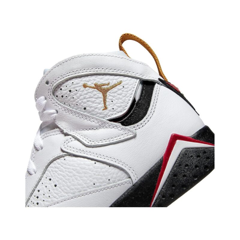 Big Kids Jordan 7 Retro Cardinal White/Black-Cardinal Red (Dq6040 106)