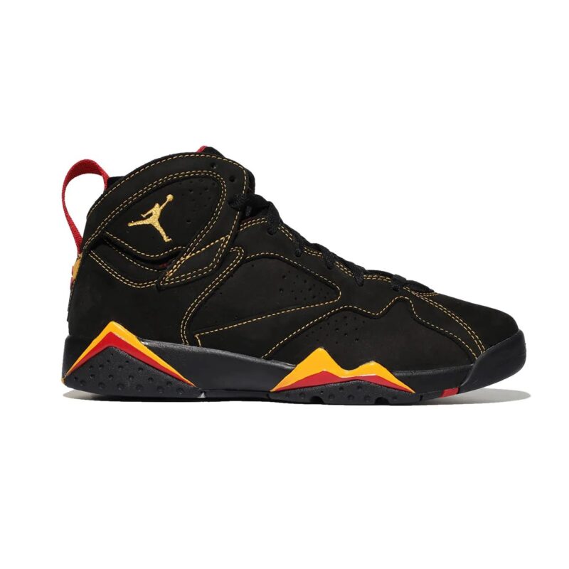 Big Kids Jordan 7 Retro Citrus Black/Citrus-Varsity Red (Dq6040 081)