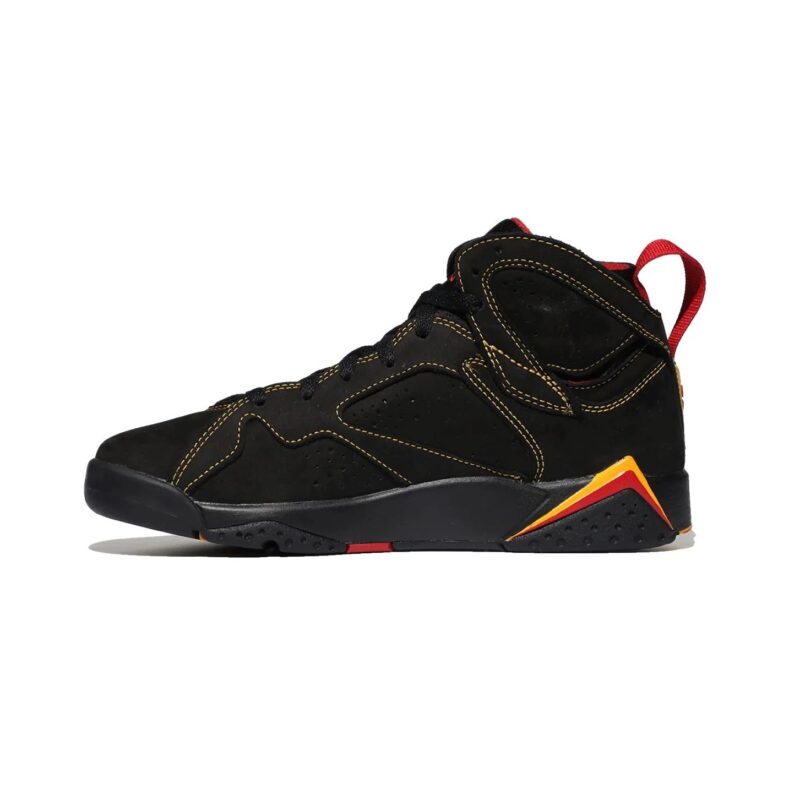 Big Kids Jordan 7 Retro Citrus Black/Citrus-Varsity Red (Dq6040 081)