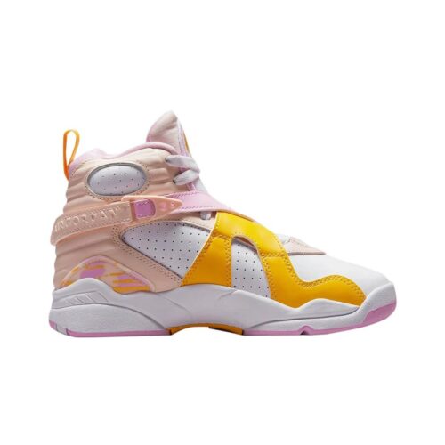 Big Kids Jordan 8 Retro Artic Punch Orange Pearl/Lt Artic Pink (580528 816)