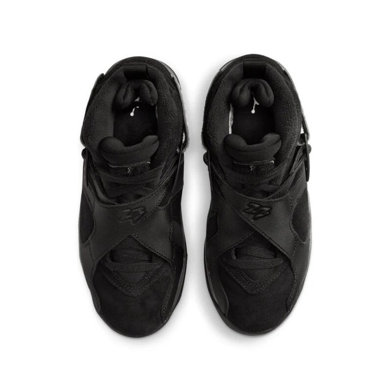 Big Kids Jordan 8 Retro Wntr Black/Gunsmoke-Metallic Silver (Fn5190 001)