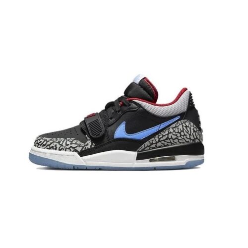 Big Kids Jordan Legacy 312 Low Black/Wolf Grey-Valor Blue (Cd9054 004)