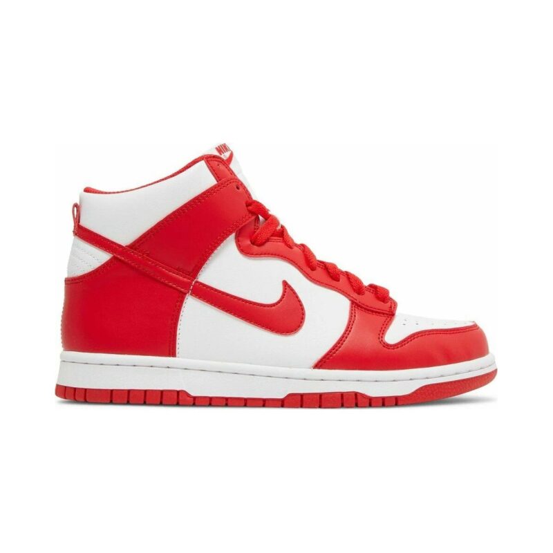 Big Kids Nike Dunk High White/University Red (Db2179 106)