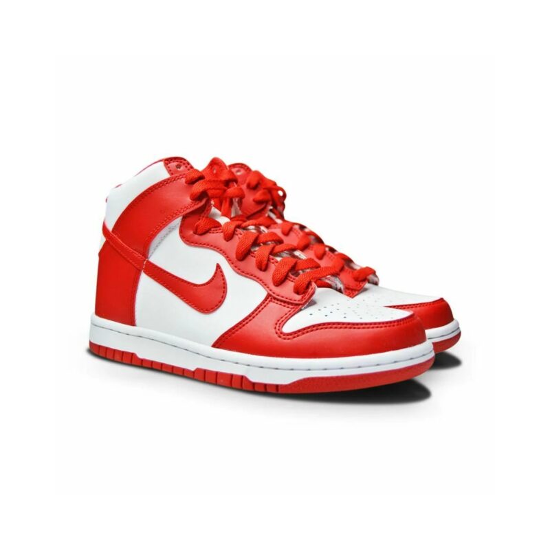 Big Kids Nike Dunk High White/University Red (Db2179 106)