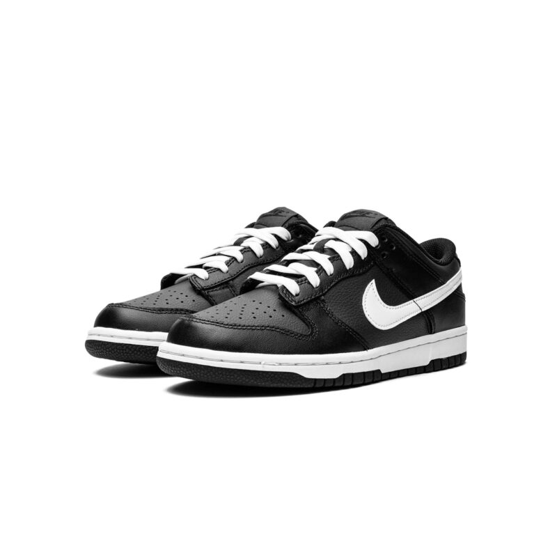 Big Kids Nike Dunk Low Black/White-Black-White (Fd1232 001)