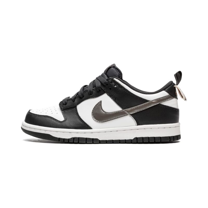 Big Kids Nike Dunk Low Off Noir/Metallic Pewter (Dh9764 001)