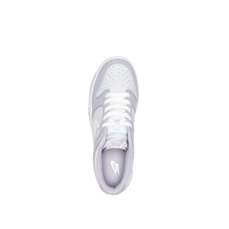 Big Kids Nike Dunk Low Pure Platinum/White-Wolf Grey (Dh9765 001)