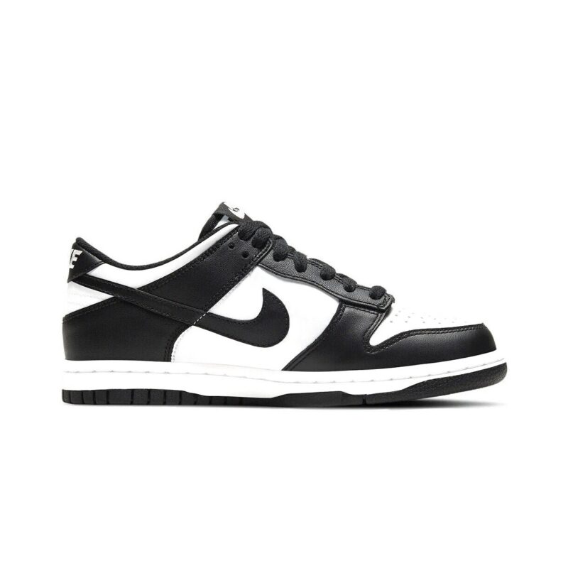 Big Kids Nike Dunk Low Retro Panda White/Black-White (Cw1590 100)