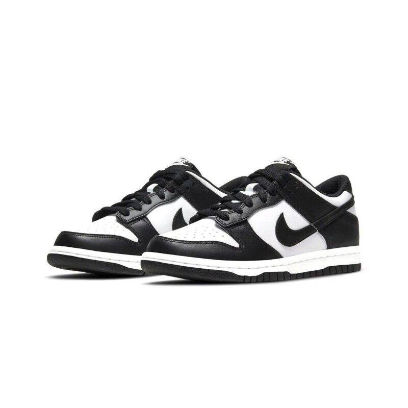 Big Kids Nike Dunk Low Retro Panda White/Black-White (Cw1590 100)