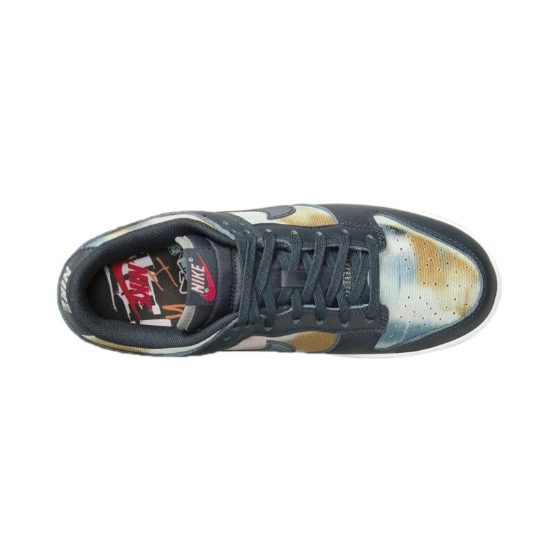 Big Kids Nike Dunk Low Se Graffiti Obsidian/Summit White (Dm1051 400)