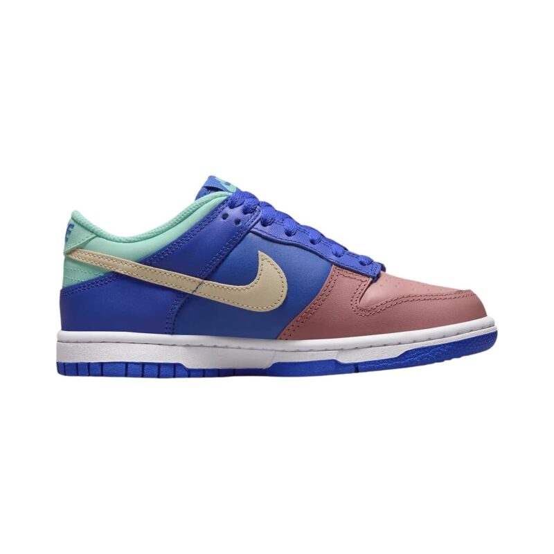 Big Kids Nike Dunk Low Se Salmon Toe Hyper Royal/Sanddrift (Dz2873 400)