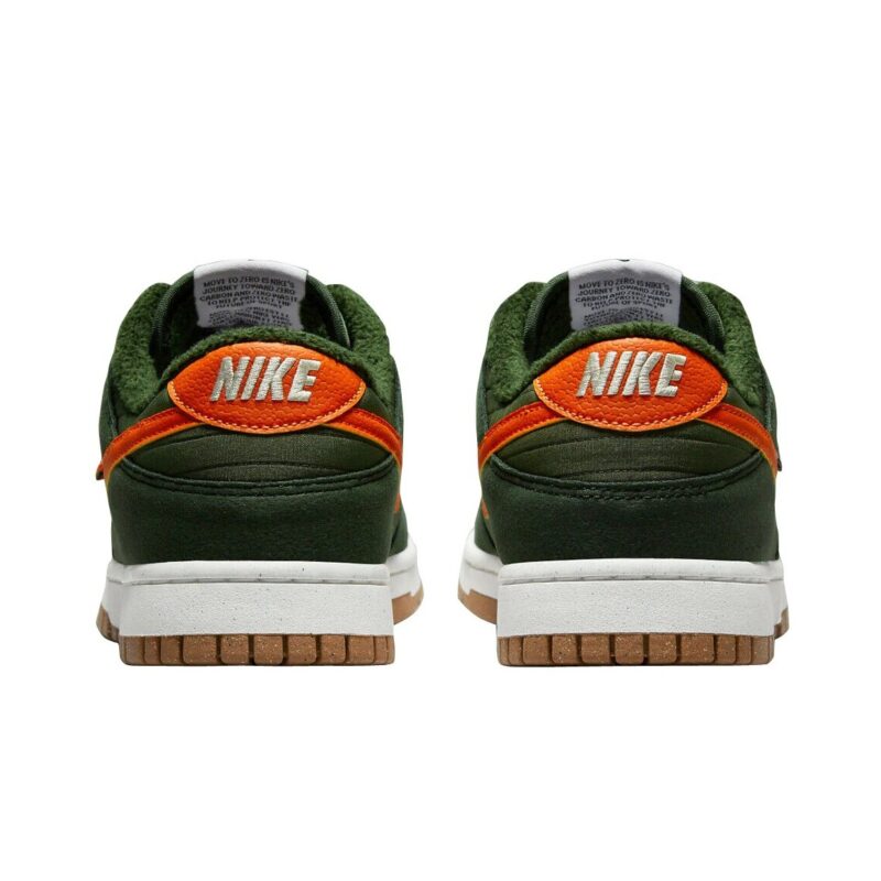 Big Kids Nike Dunk Low Se Sequoia/Orange-Medium Olive (Dc9561 300)