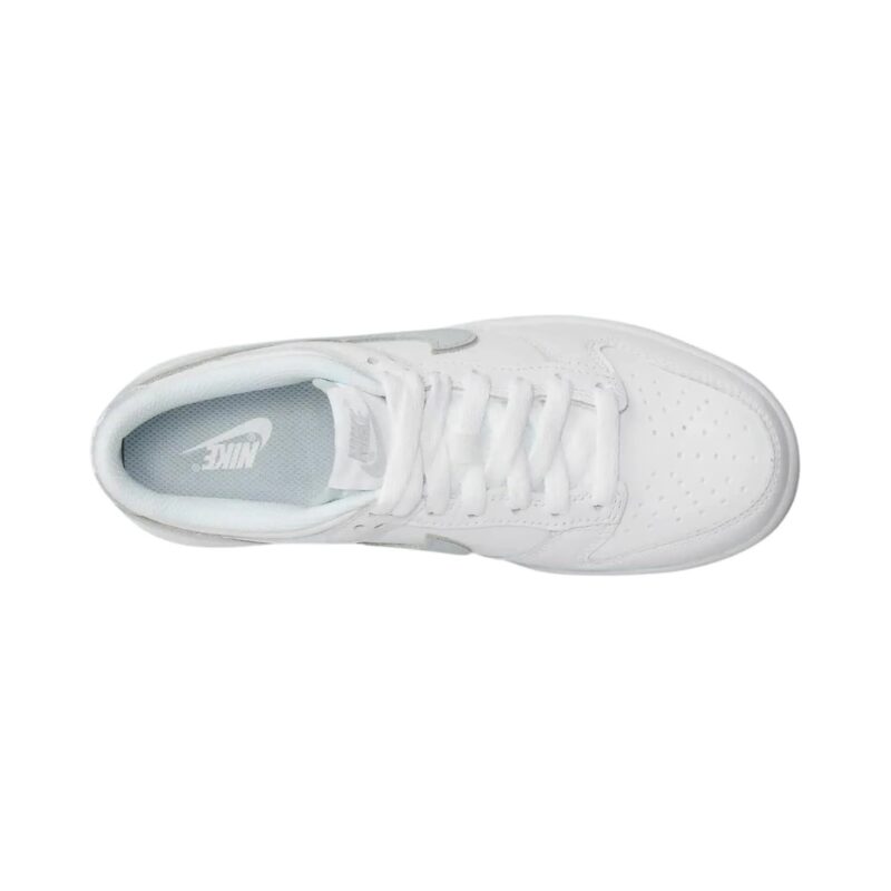 Big Kids Nike Dunk Low White/Pure Platinum-White (Dh9765 102)